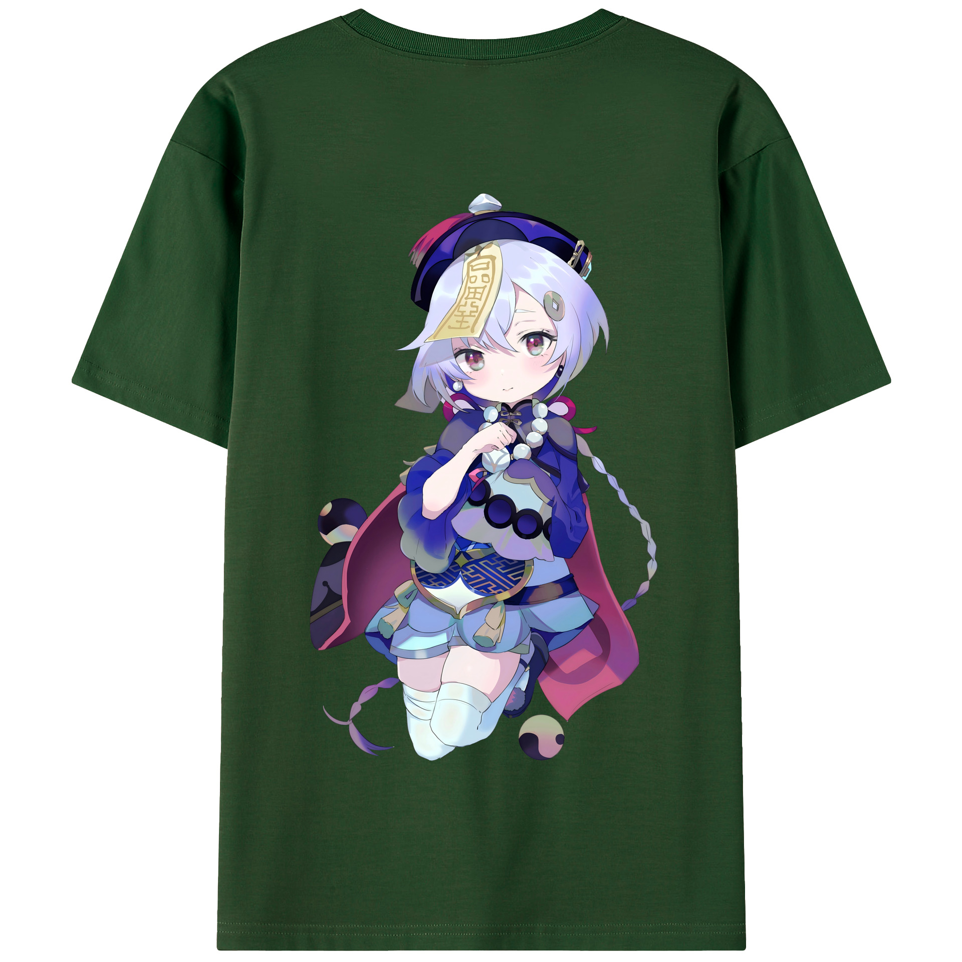 げんし神 七七 なな  genshin Nana 綿100％半袖Tシャツ（背面プリント）